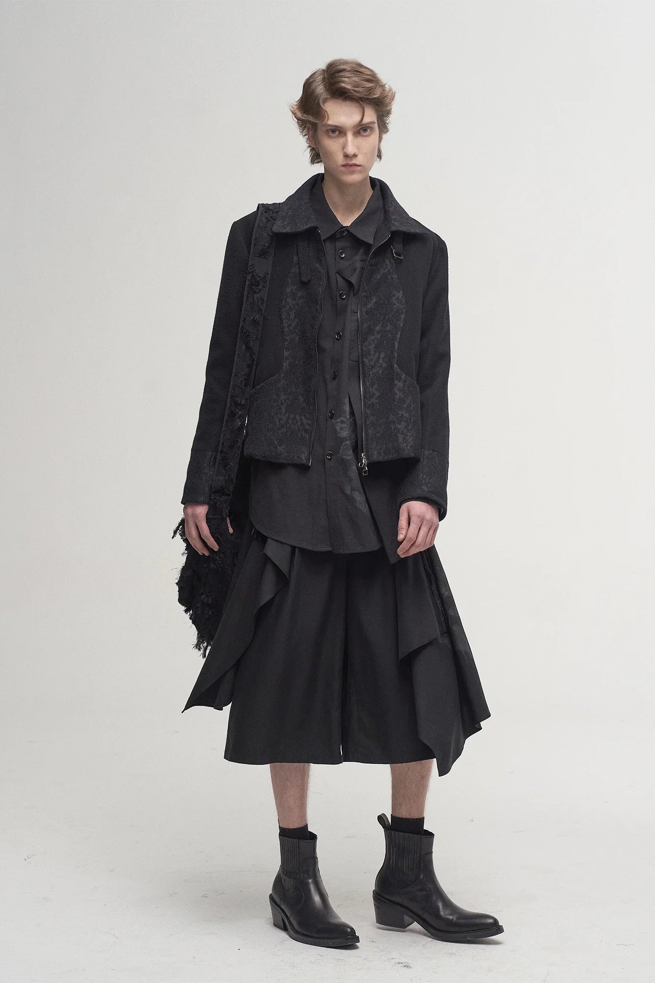ILNya Nieternite Nifutur Jacquard Paneled Side Tab Jacket
