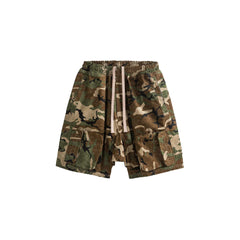 ME DA IGUAL Utility Camo Drawstring Shorts
