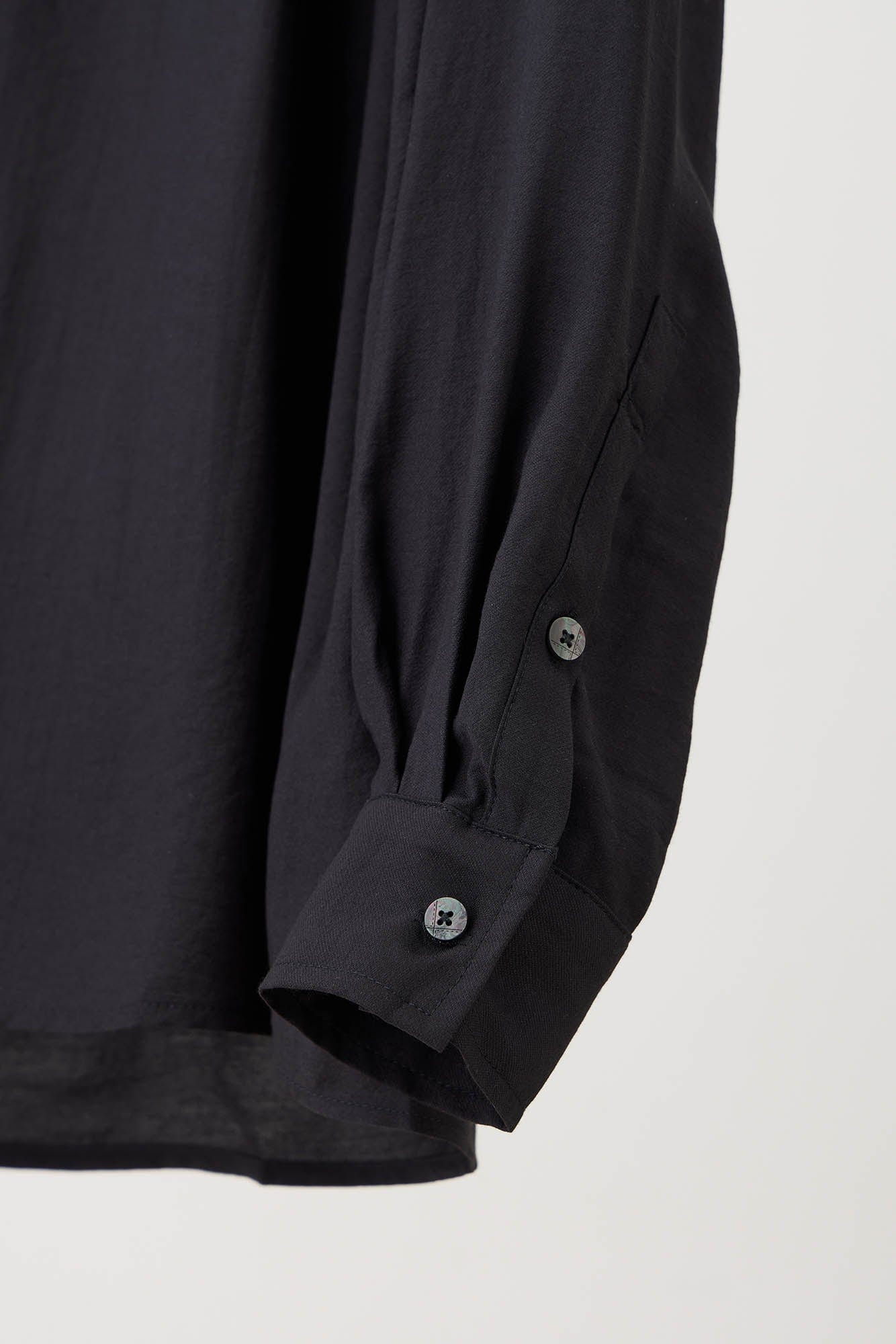 ILNya Nieternite Nifutur Ruffle-Neck Satin Shirt
