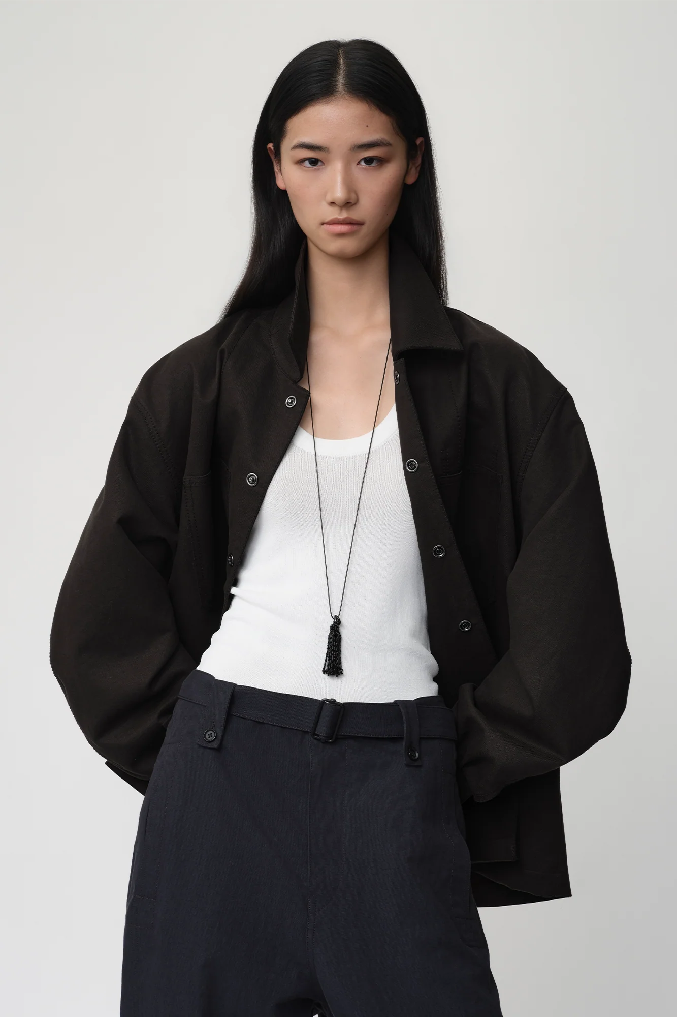 OPICLOTH Cotton-Blend Patch-Pocket Jacket