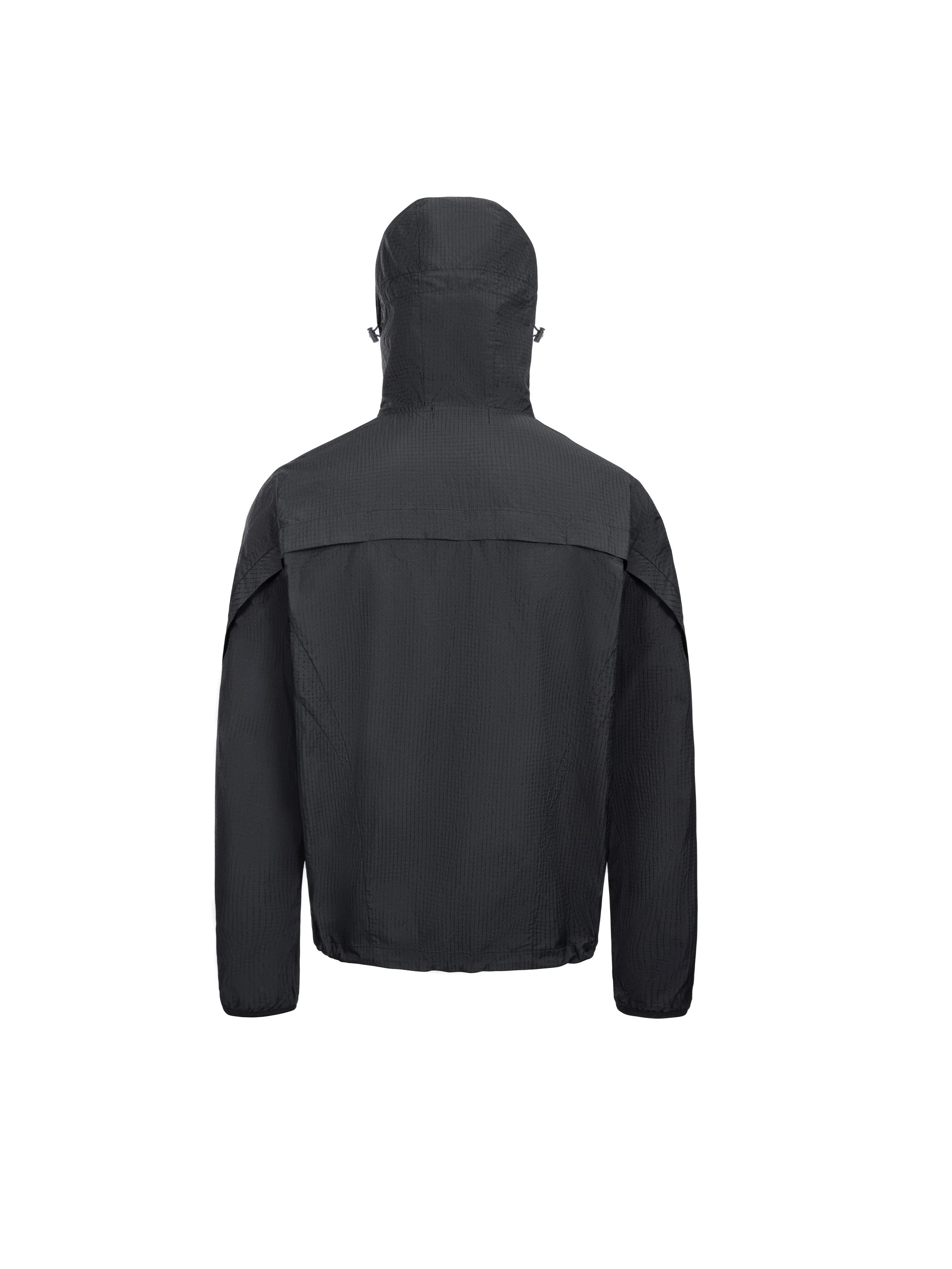 CATSSTAC Arc Panel Dual-Zip UV Protect Hooded Jacket