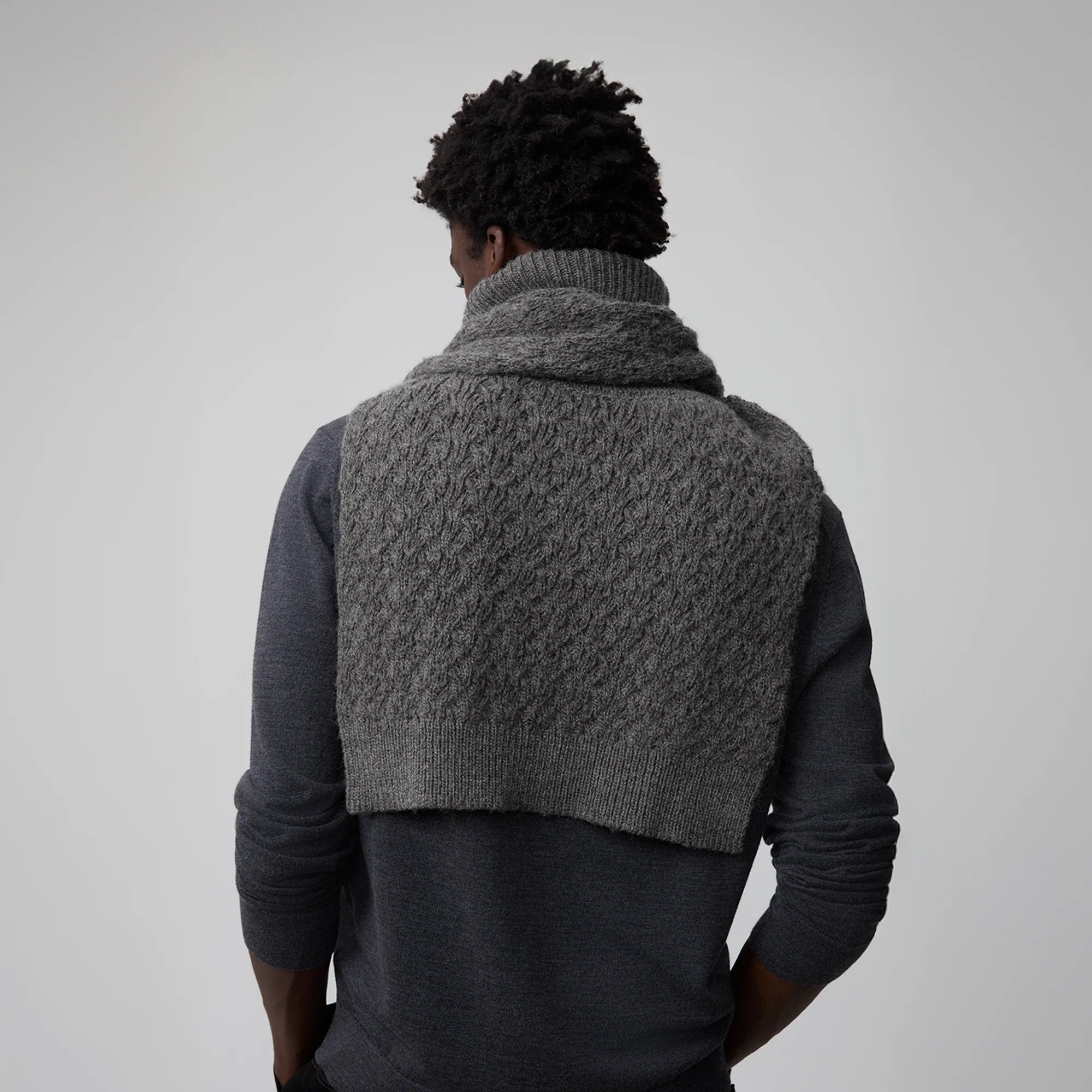 OPICLOTH Wool-Blend Fringed Shawl Scarf