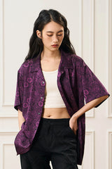 EPIC POETRY Oriental Bloom Cuban Shirt