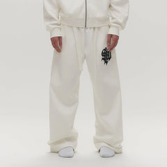 SAVAGEGROWTHWORLD Gothic LOGO Drawstring Sweatpants