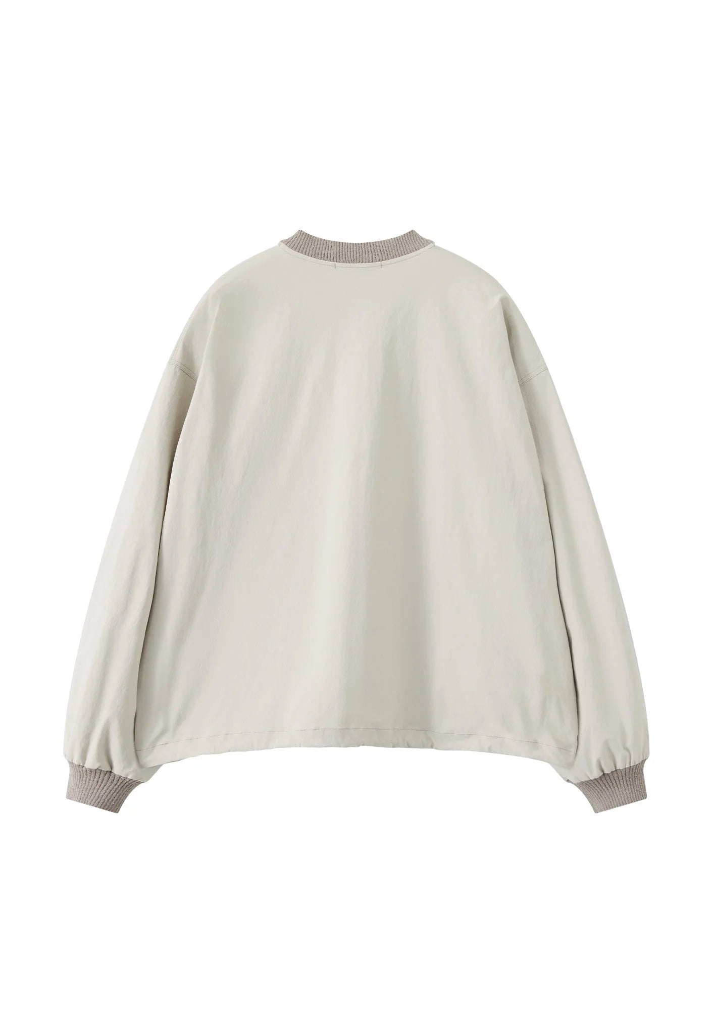ORGANIC EMOTION Water-Repellent LOGO Embroidered Drawstring Sweatshirt