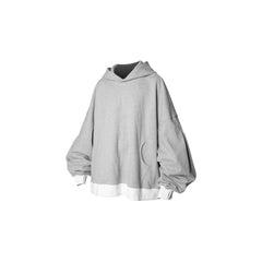 RELABEL Contrast Hem Oversized Hoodie