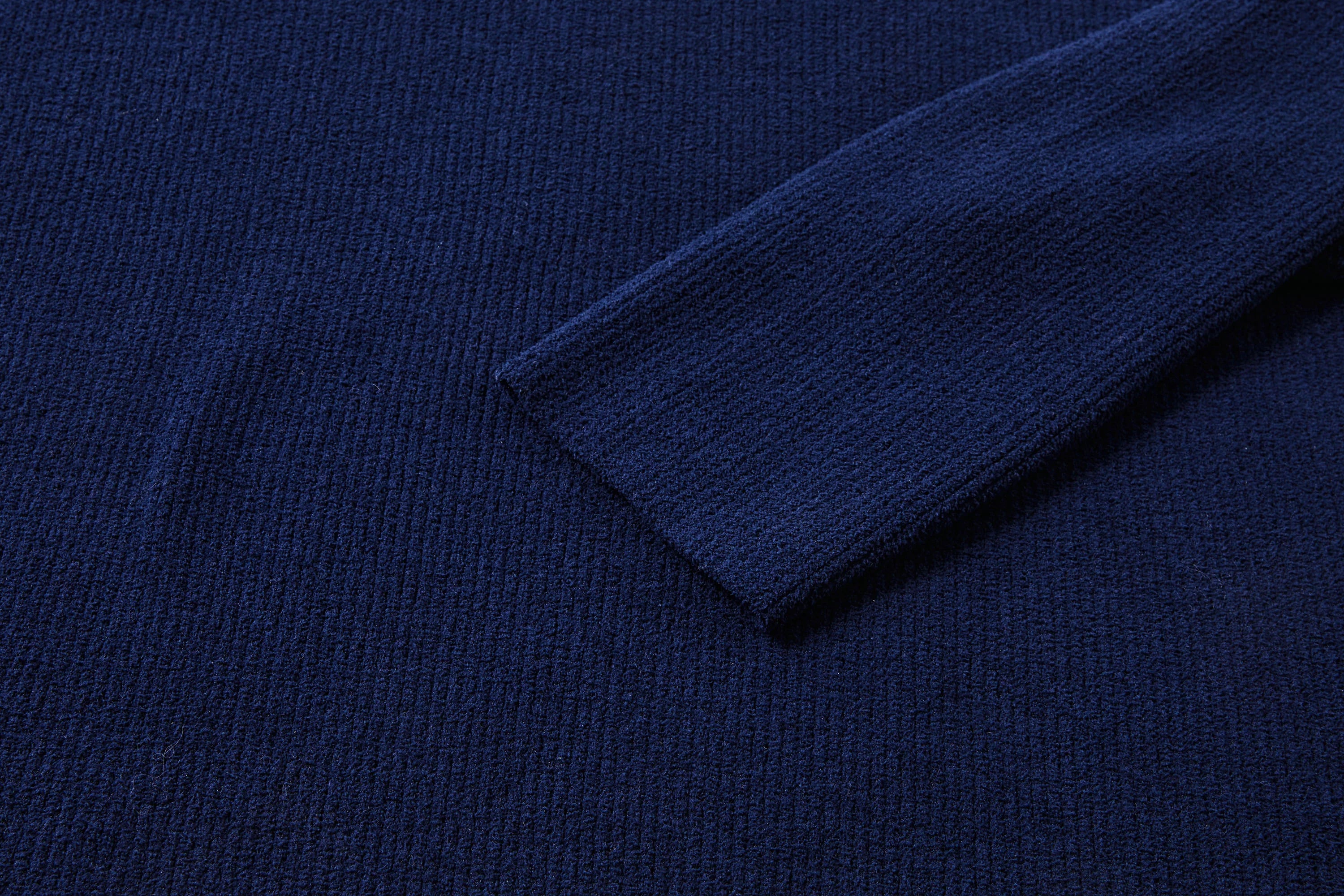 KREATE Contrast Layered Collar Ribbed Sweater