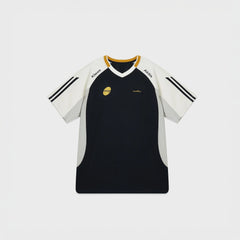 UMAMIISM Contrast Half-Zip Quick-Dry T-Shirt