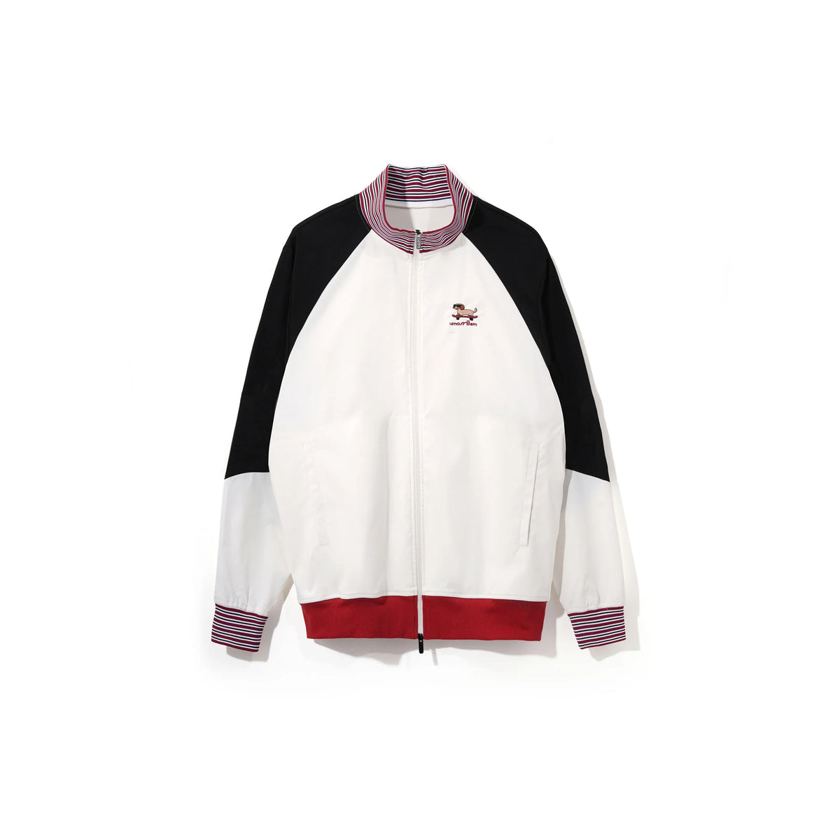UMAMIISM Contrast Raglan Waterproof Track Jacket