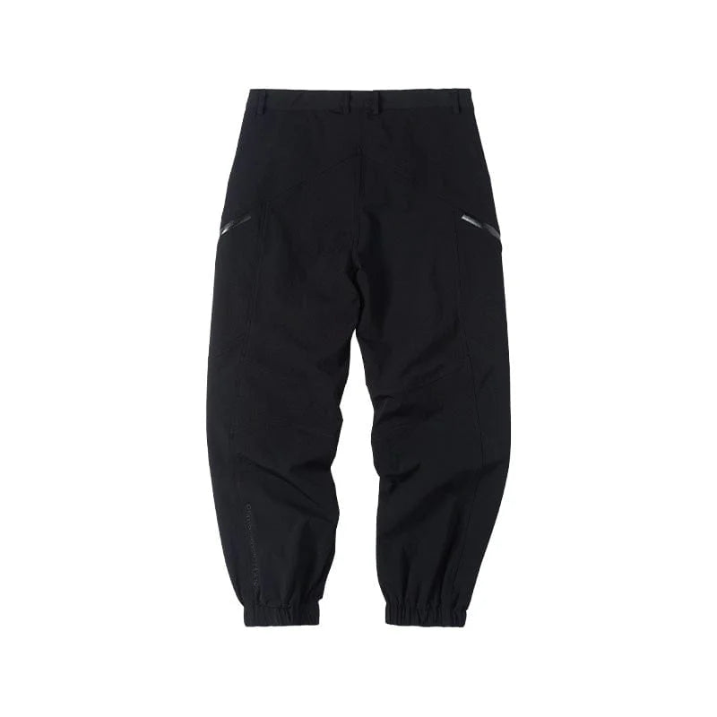 ENSHADOWER Crinkled & Pleated Zipper Jogger
