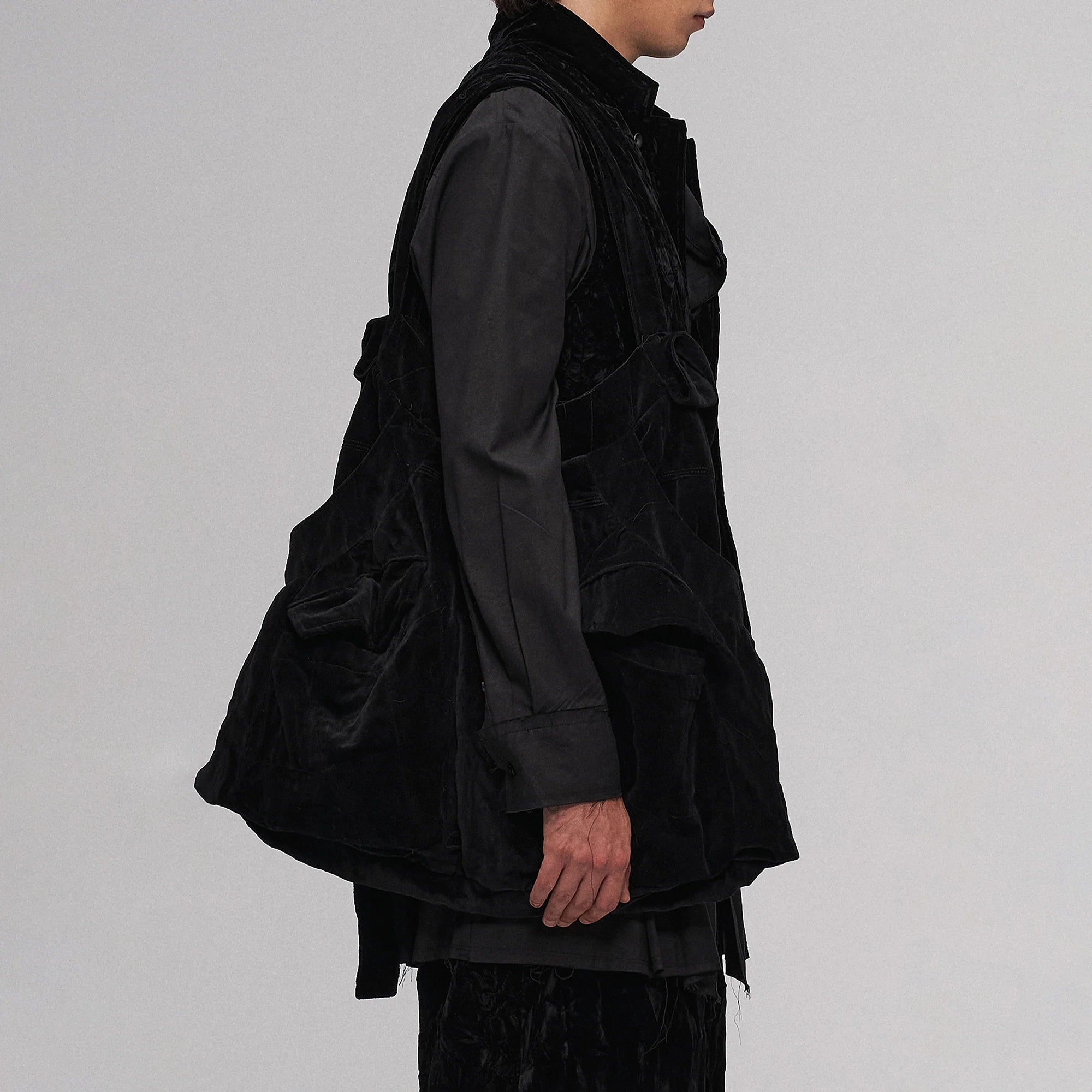 ILNya Nieternite Nifutur Velvet Oversized Crinkled Messenger Bag