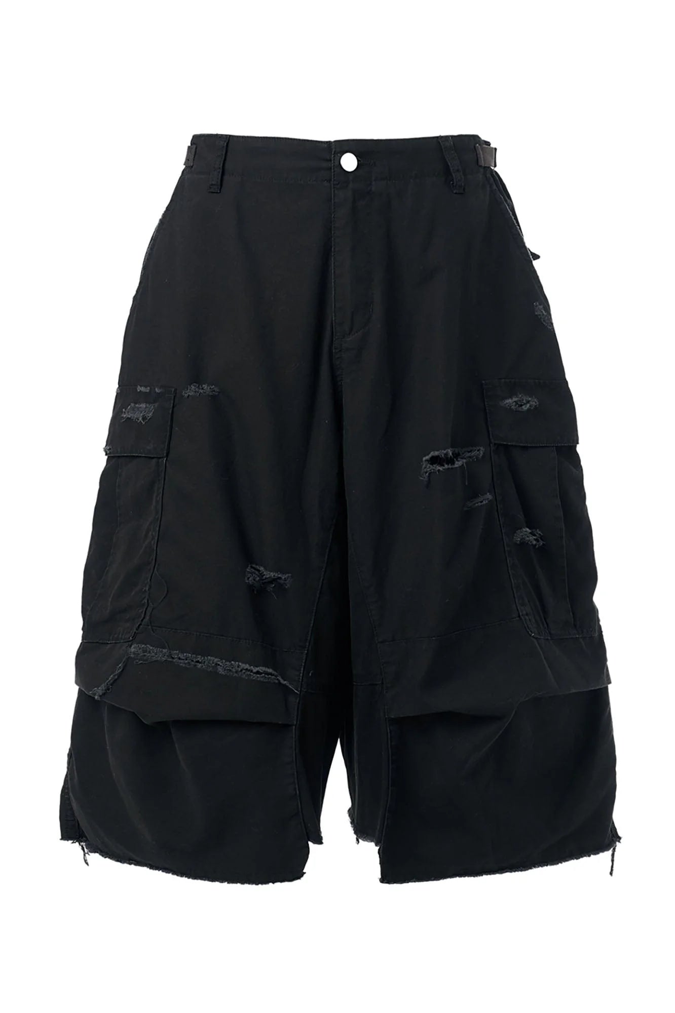 STEEPC Ripped Multi-Pocket Spliced Shorts