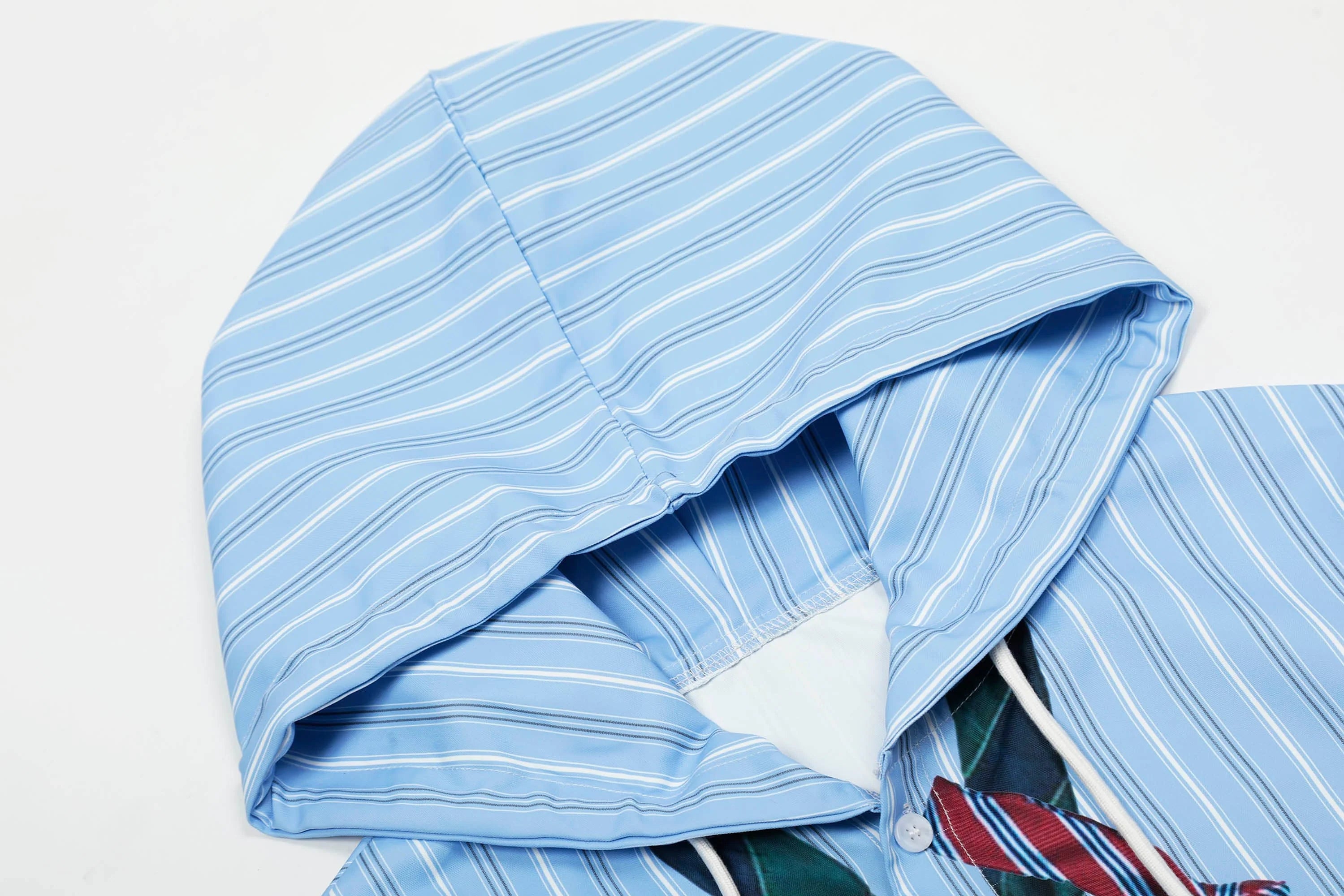CLP Tie Graphic Striped Hooded Jacket