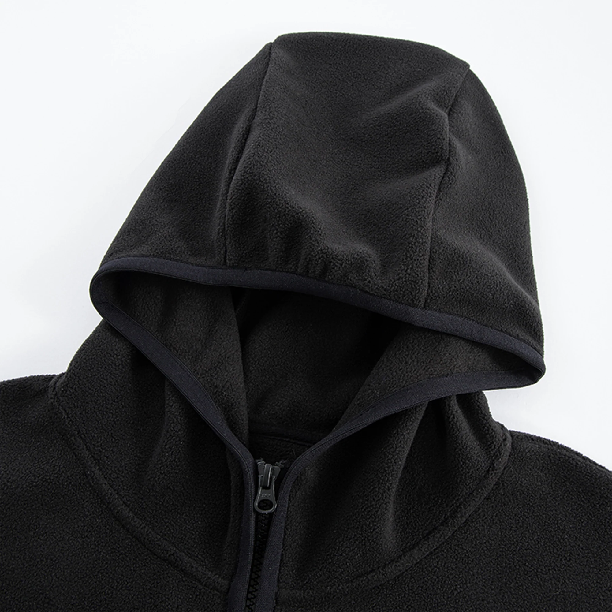 F2CE Embroidered LOGO Patch Half-Zip Fleece Hoodie