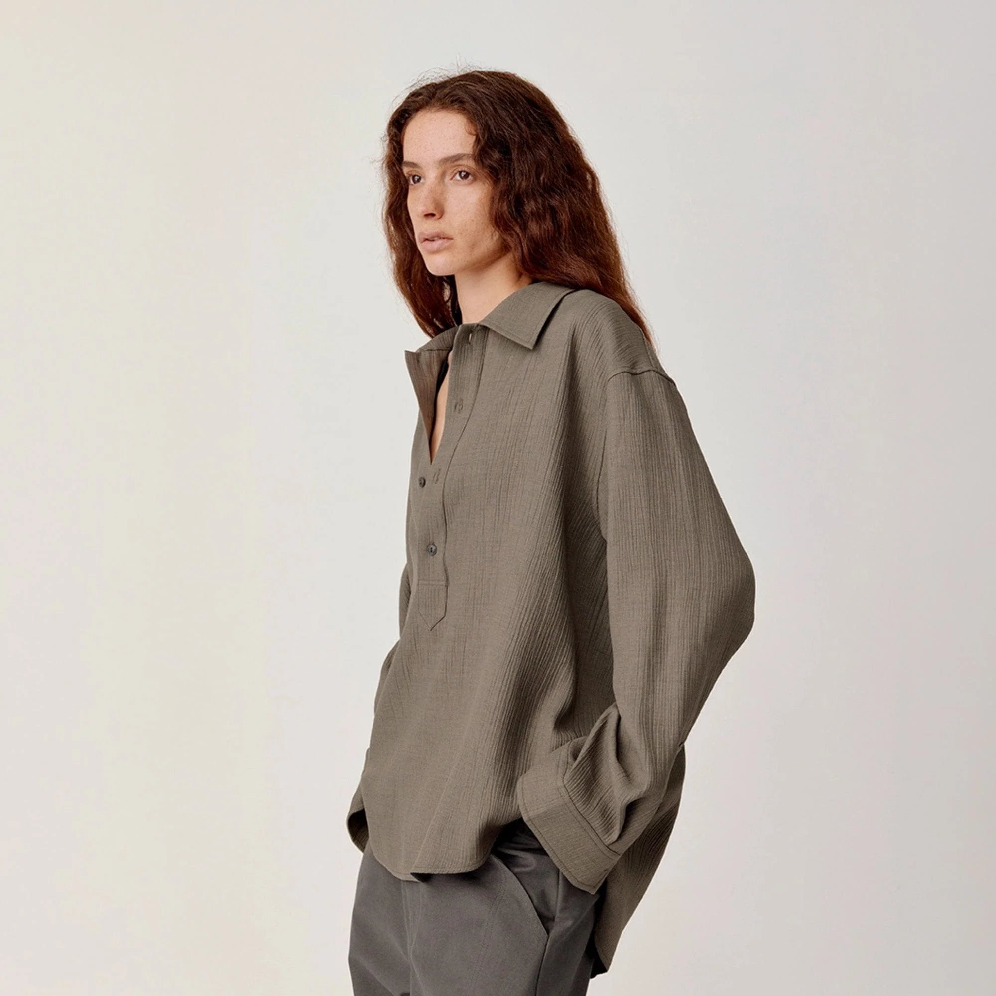 OPICLOTH Essential Crinkled Pullover