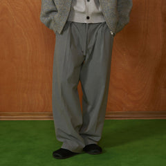 PMW Classic Pleated Fluid Wide-Leg Trousers