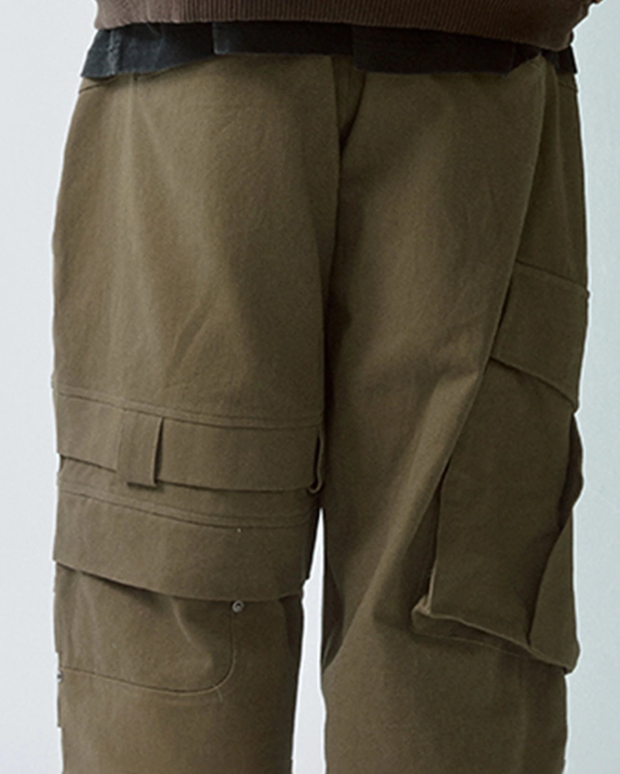 F2CE Asymmetrical Crinkled Cargo Pants