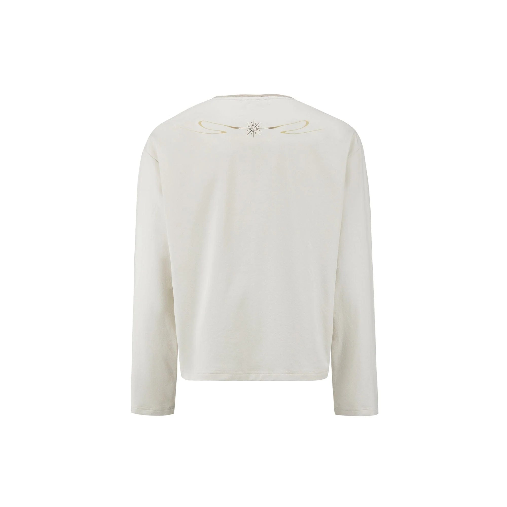 ESAIAS Distressed Stele Long Sleeve Tee