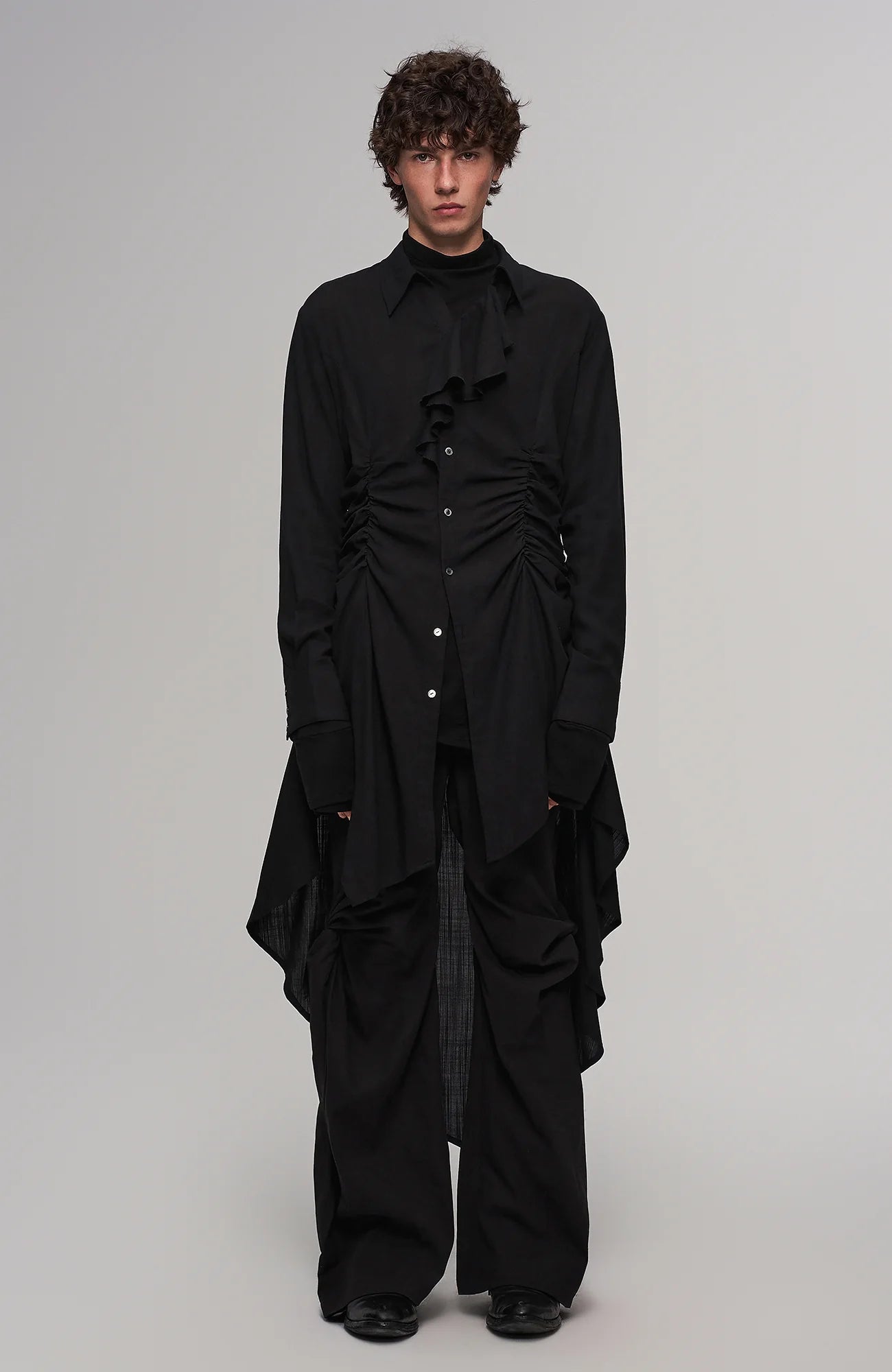 ILNya Nieternite Nifutur Twist-Knee Flared Trousers