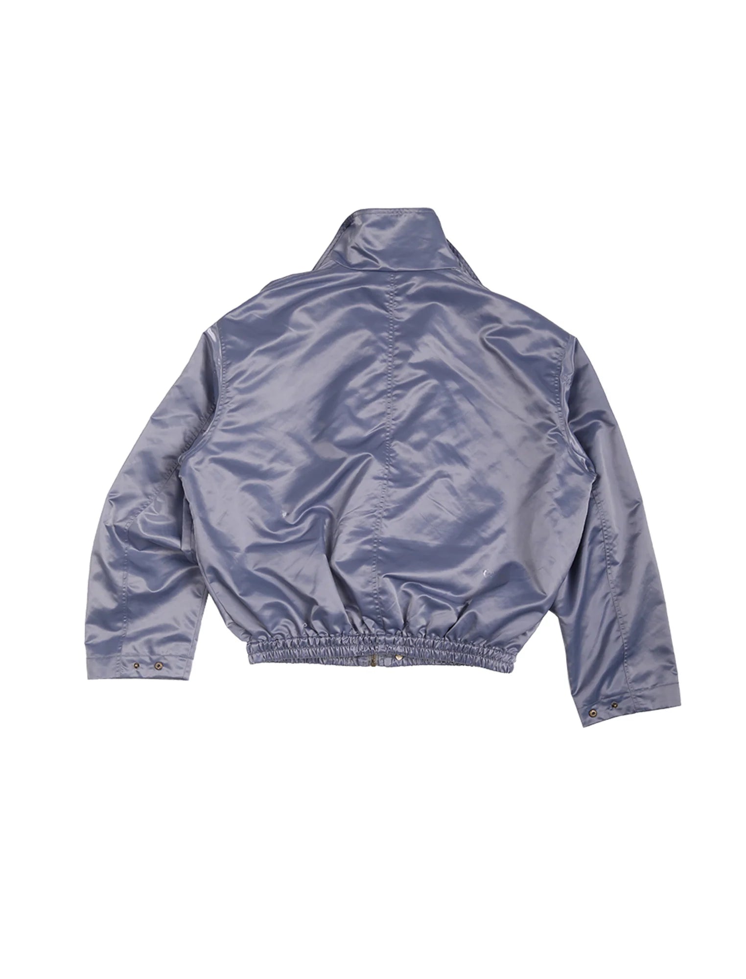 TRECLUB Retro Satin Badge-Patch Blouson