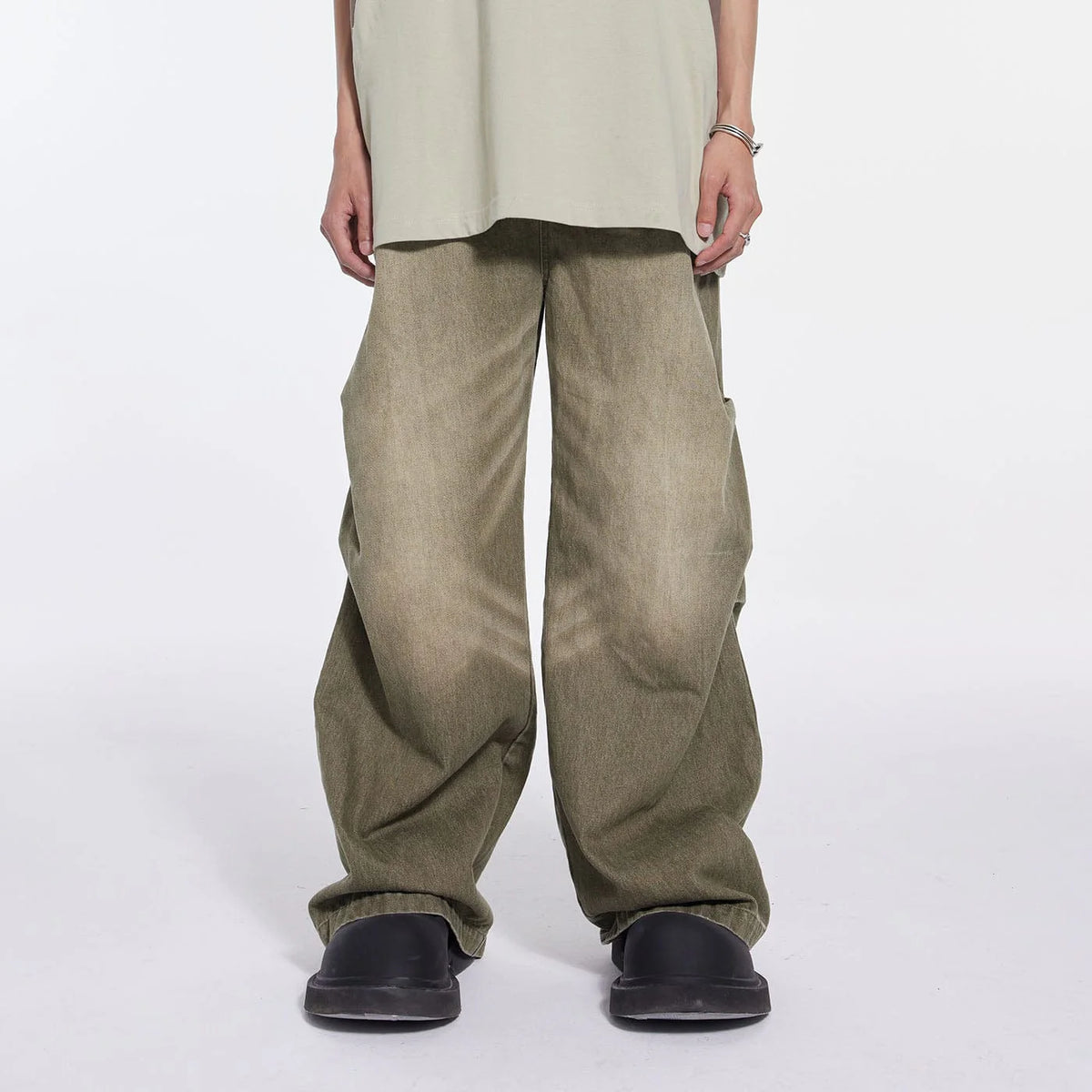 WHISTLEHUNTER Triple Washed Drape Jeans (3 Colors)