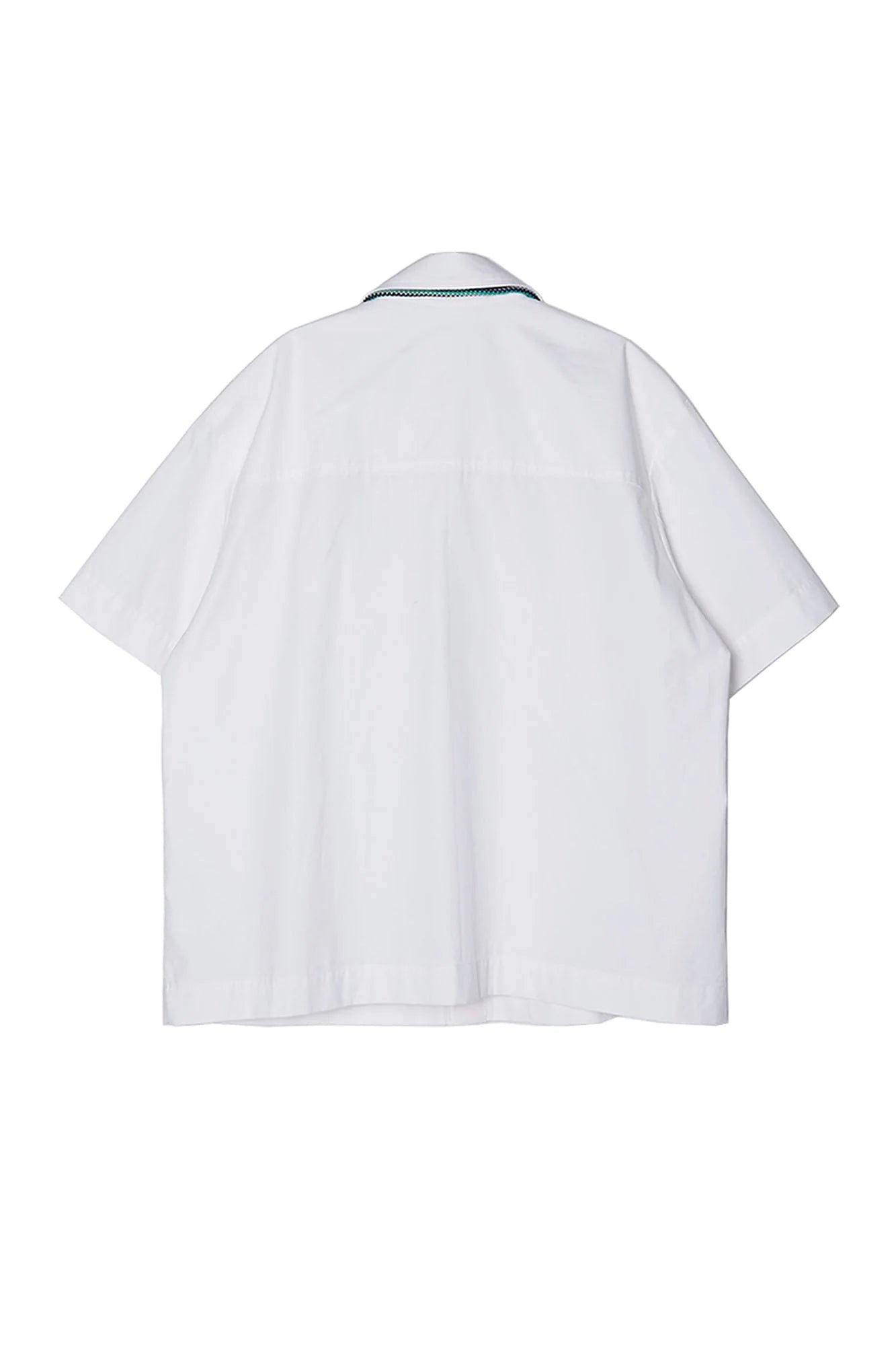 ASSEEN Cord Tassel Pocket Half Shirt