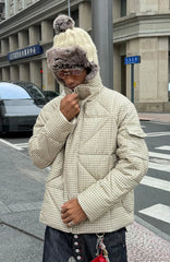 STEEPC Plaid Quilted Padded Jacket