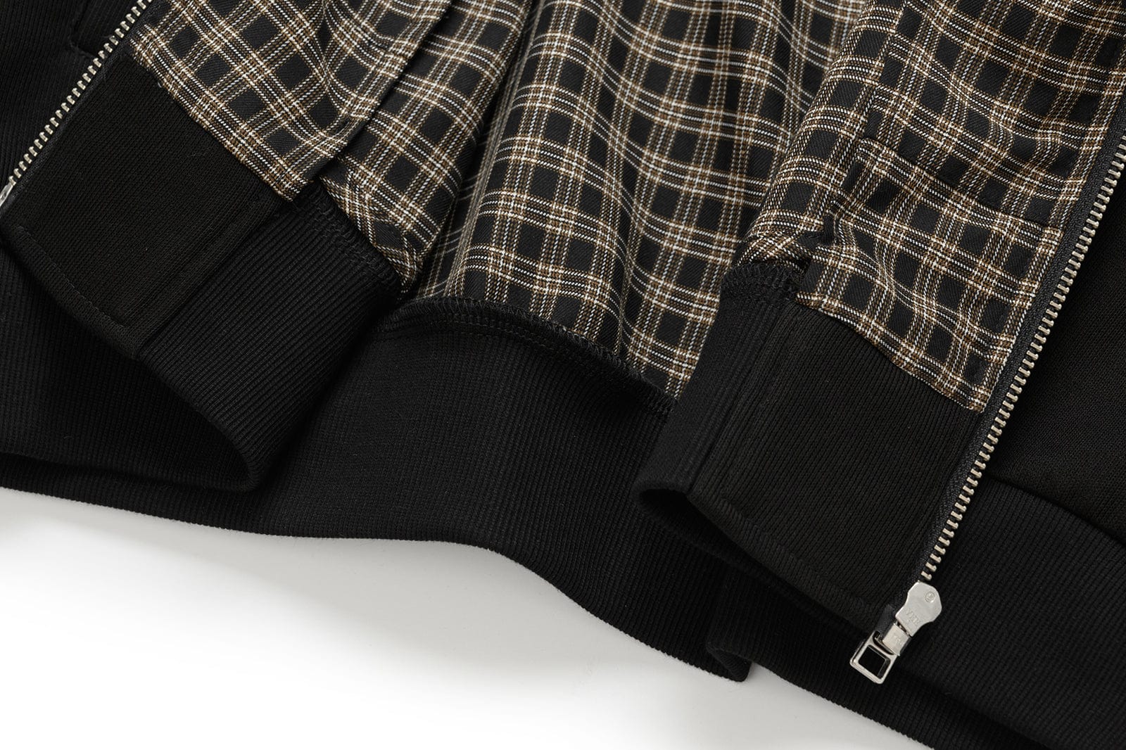 OKAYTHXBYE Checker-Lined Harrington Jacket