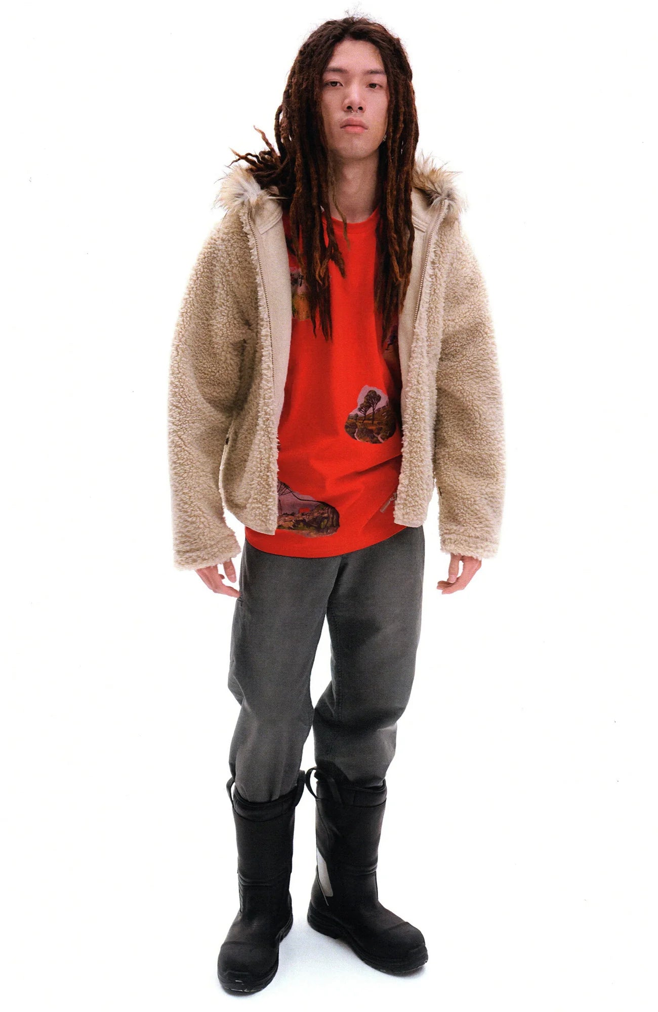 URBAN+FOREST Back-Strapped Washed Pants
