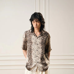 EPIC POETRY Dark Serpentine Half Shirt