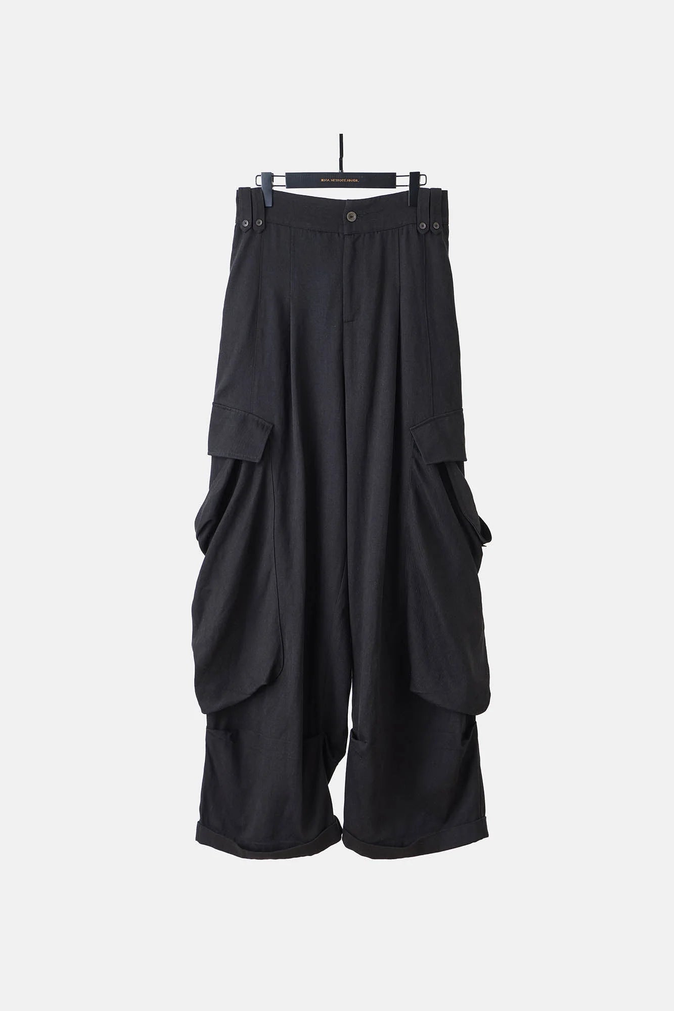 ILNya Nieternite Nifutur Draped Big-Pocket Wide-Leg Cargo Pants
