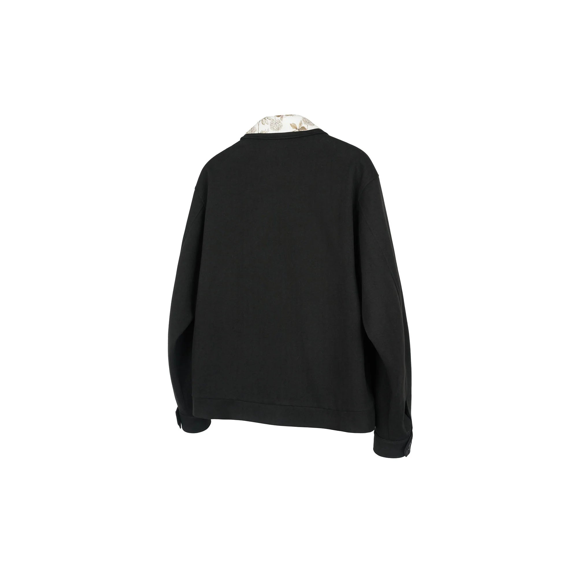 OKAYTHXBYE Double-Layer Floral Zip Jacket