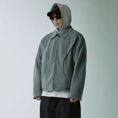 F2CE Deconstructed Layered Zip-Up Jacket