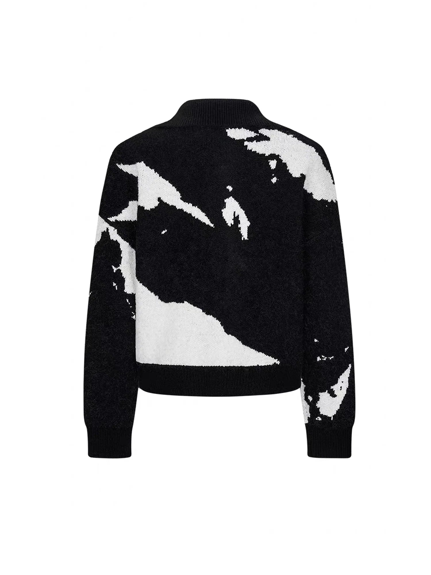 TIWILLTANG Jacquard LOGO Patch Knit Jacket
