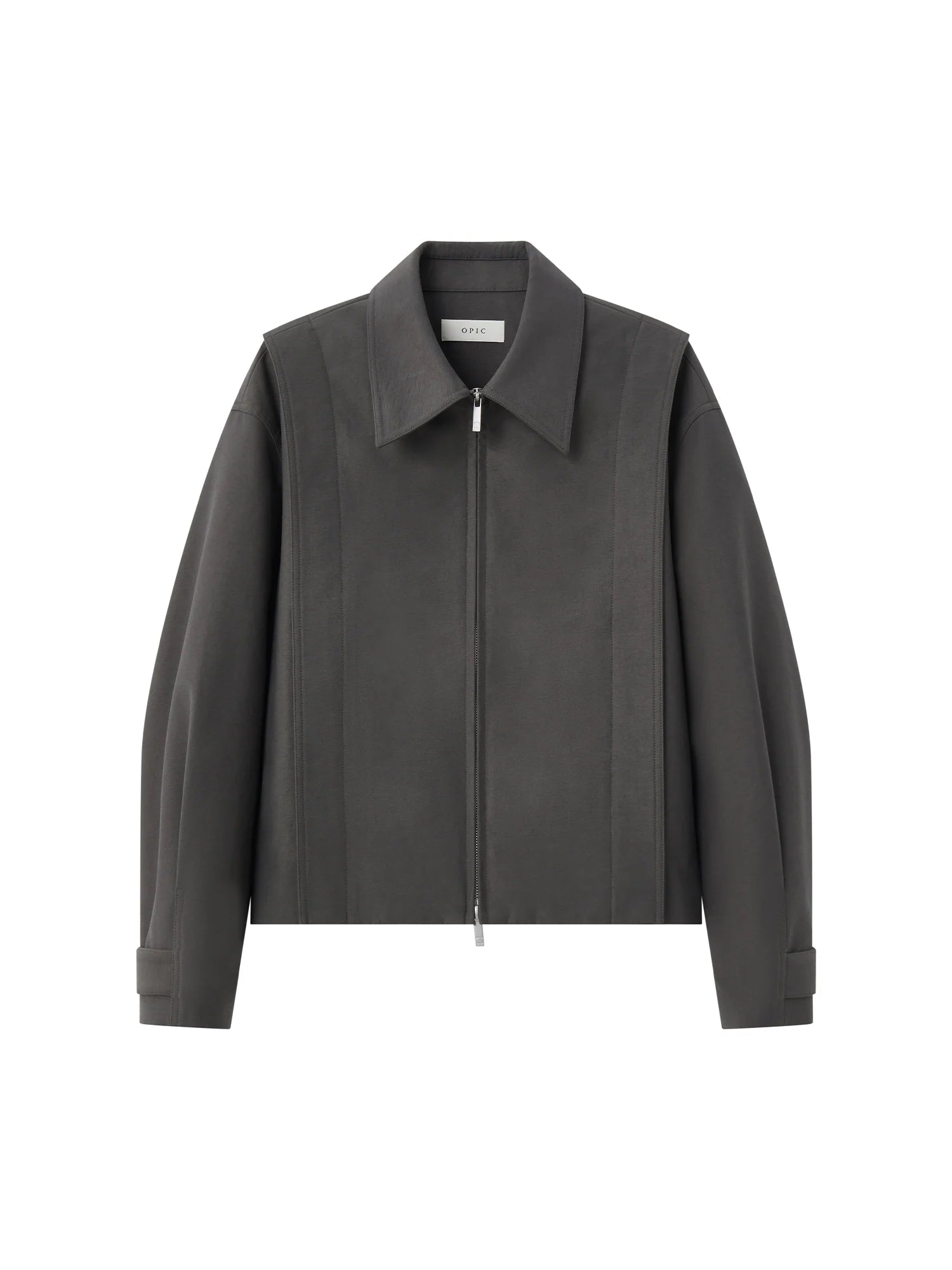 OPICLOTH Essential Structured Layered Double-Zip Jacket