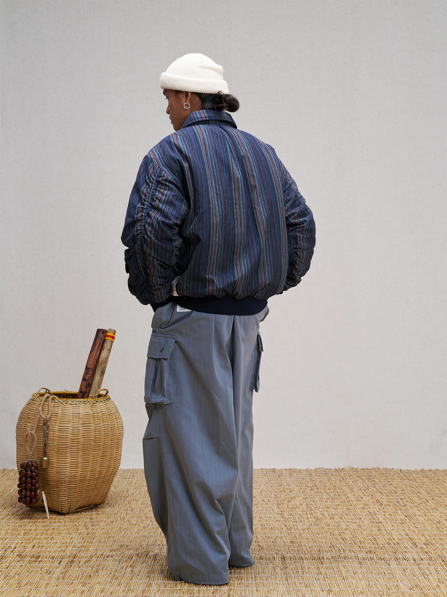 UNLIMITED MOTE Asym Utility Padded Bomber Jacket