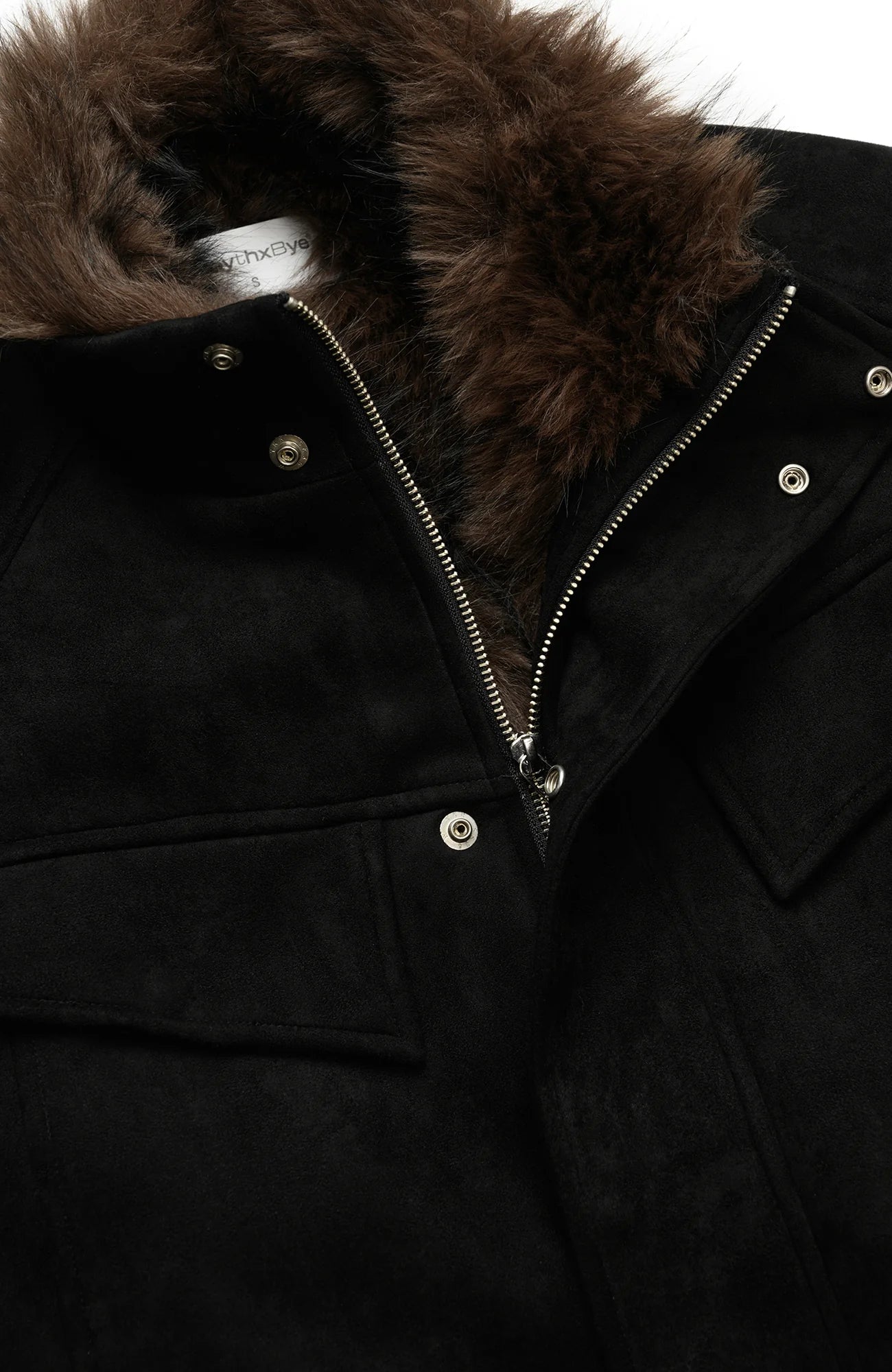 OKAYTHXBYE Faux Fur-Lined Utility Bomber