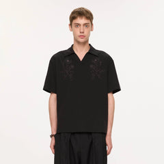 KREATE Daisy Embroidered Polo T-Shirt
