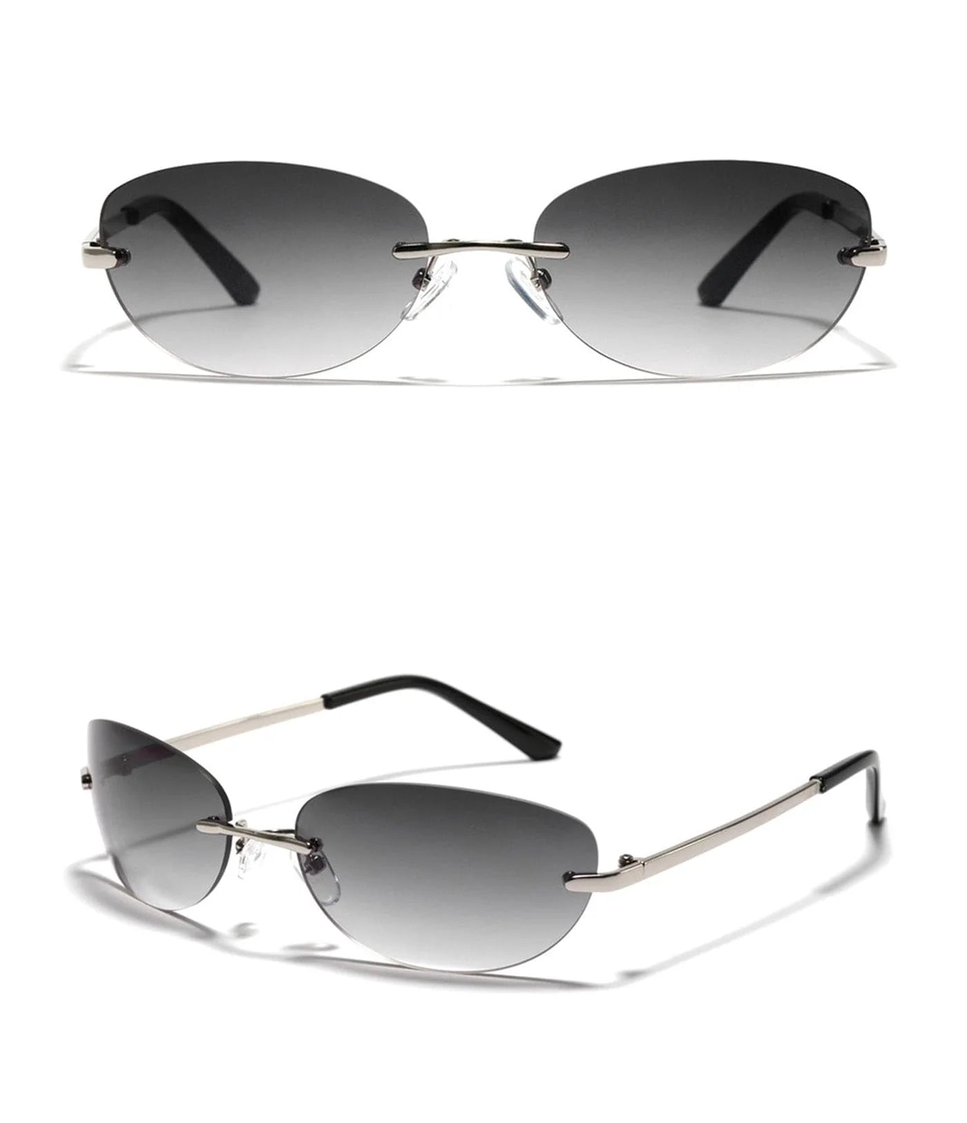 DAMAGE ASIA OPTICALS Rimless Gradient Sunglasses
