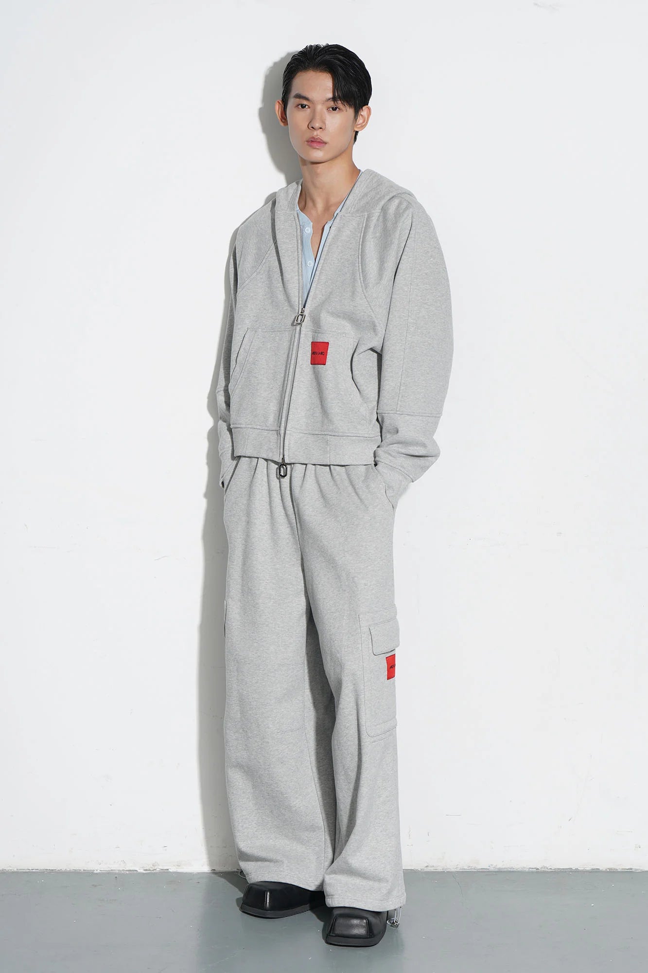 ORAL UTOPIA Fleece-Lined Raglan Hooded Jacket
