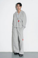 ORAL UTOPIA Fleece-Lined Raglan Hooded Jacket