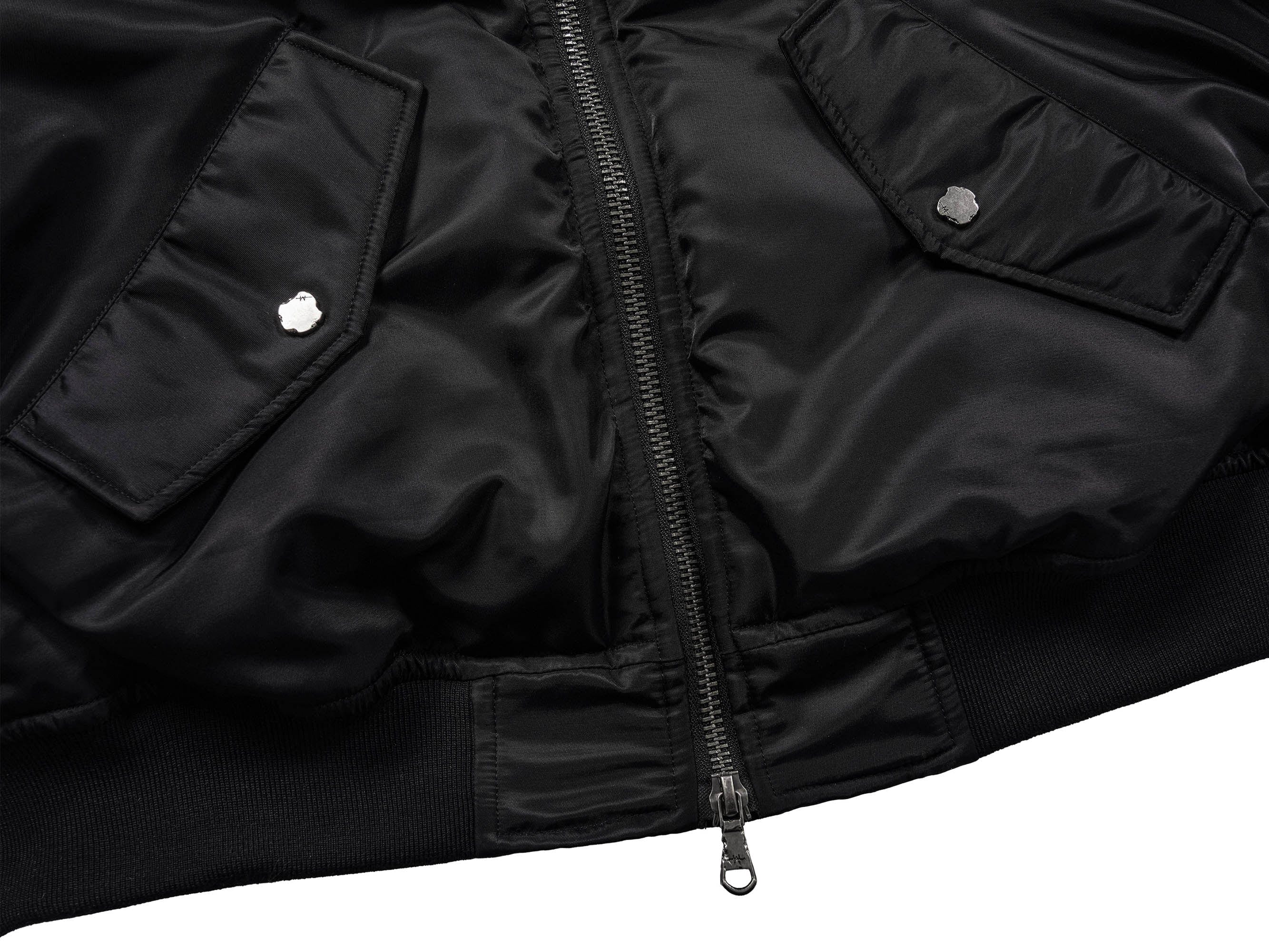UNDERWATER Distressed Bondage MA-1 Jacket Red