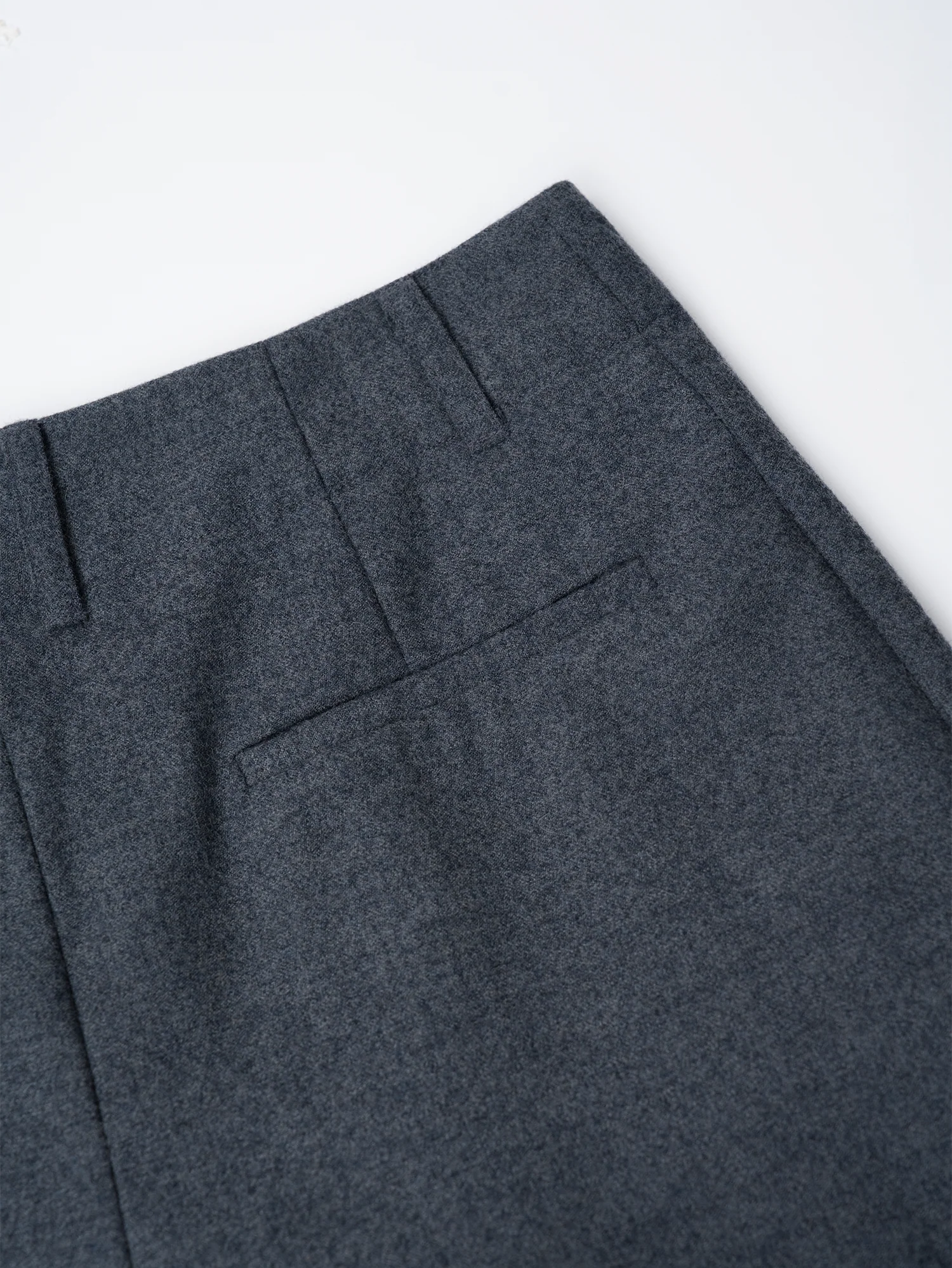 OUYANG WENJUN Essential Wool-Blend Wide-Leg Trousers