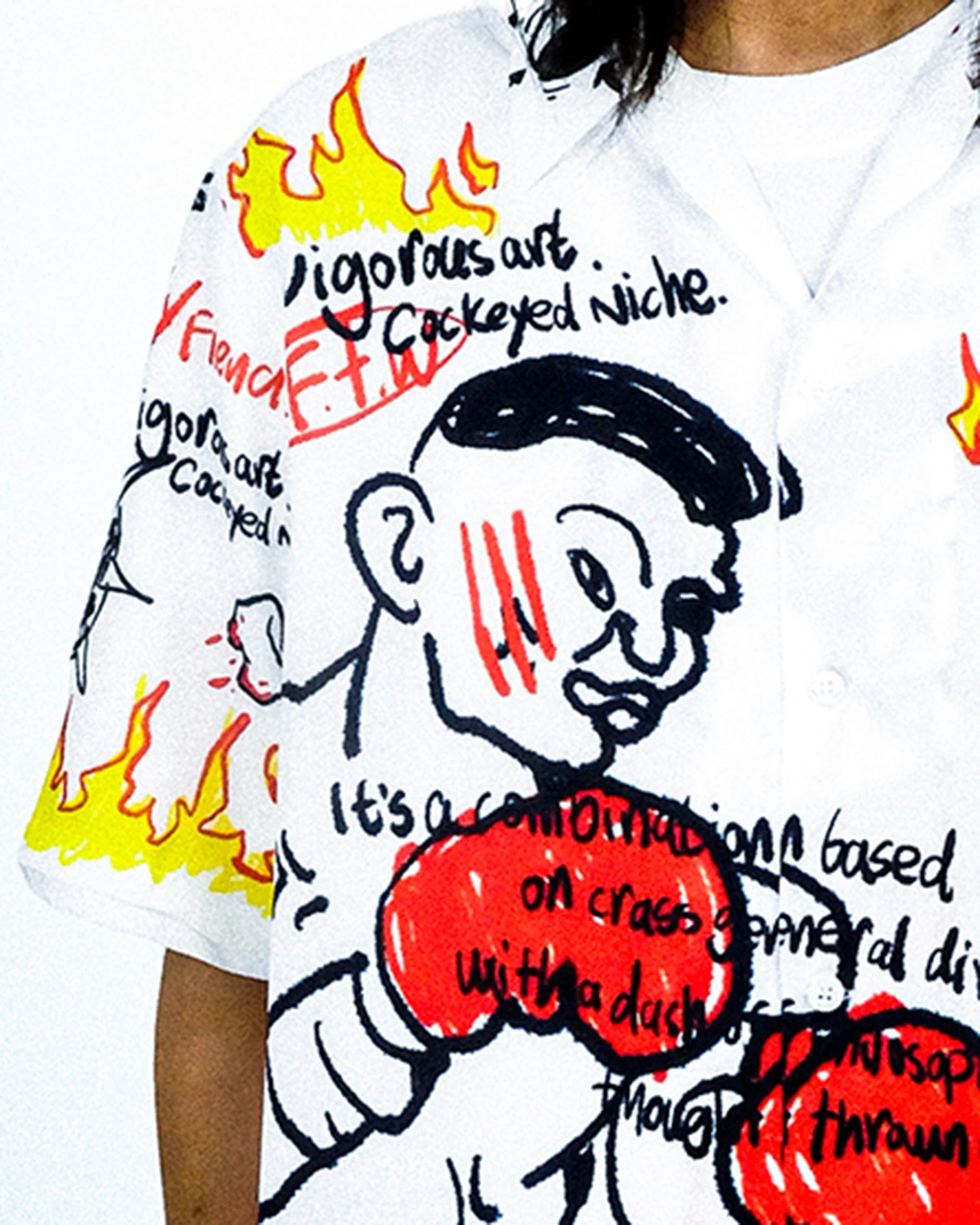 WCC Boxer Graffiti Half-Shirt
