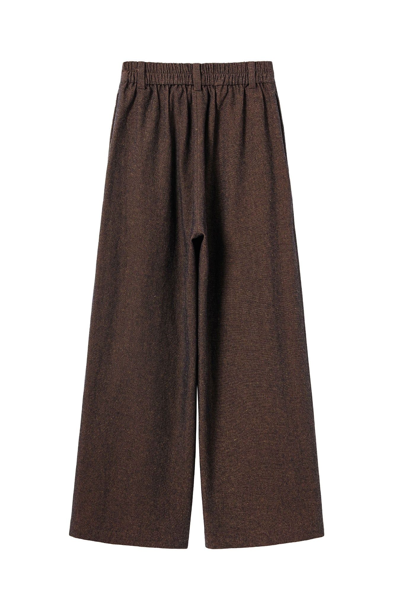 ALVNG AR ANTS Essential Pleats Linen-Blend Wide-Leg Pants