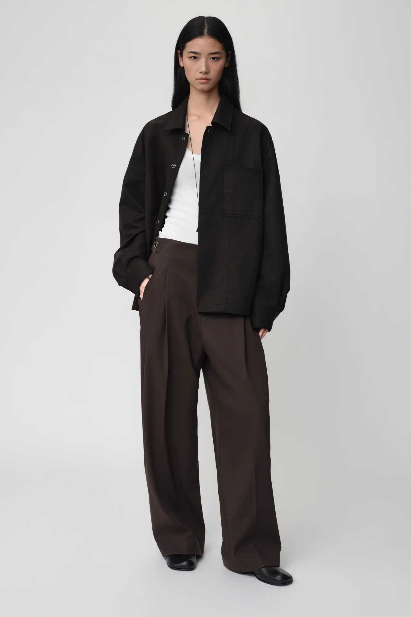 OPICLOTH Cotton-Blend Patch-Pocket Jacket