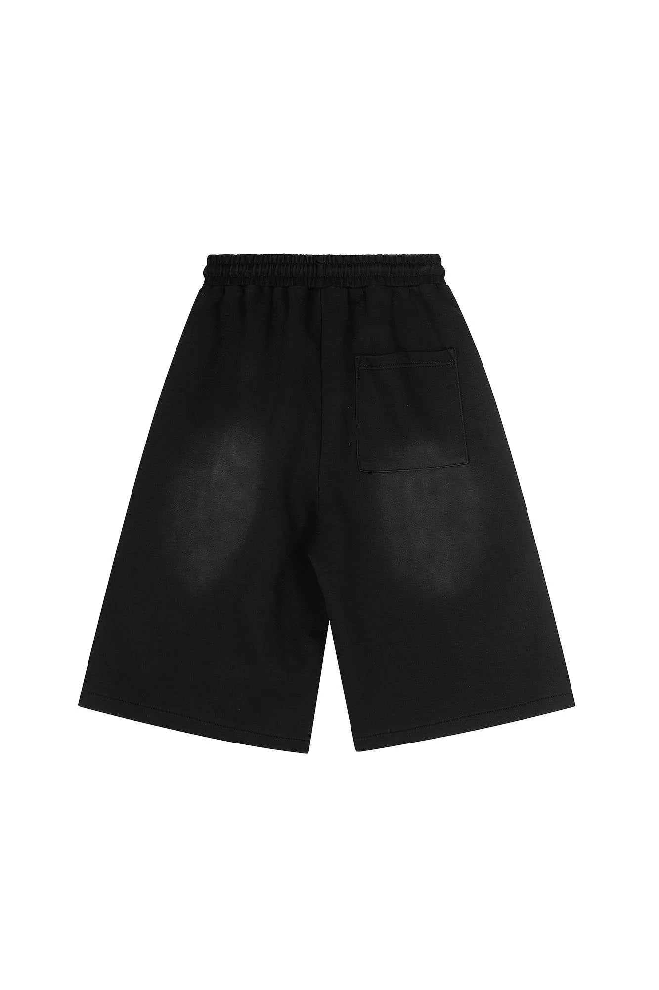 CLP Washed Stickers Drawstring Shorts