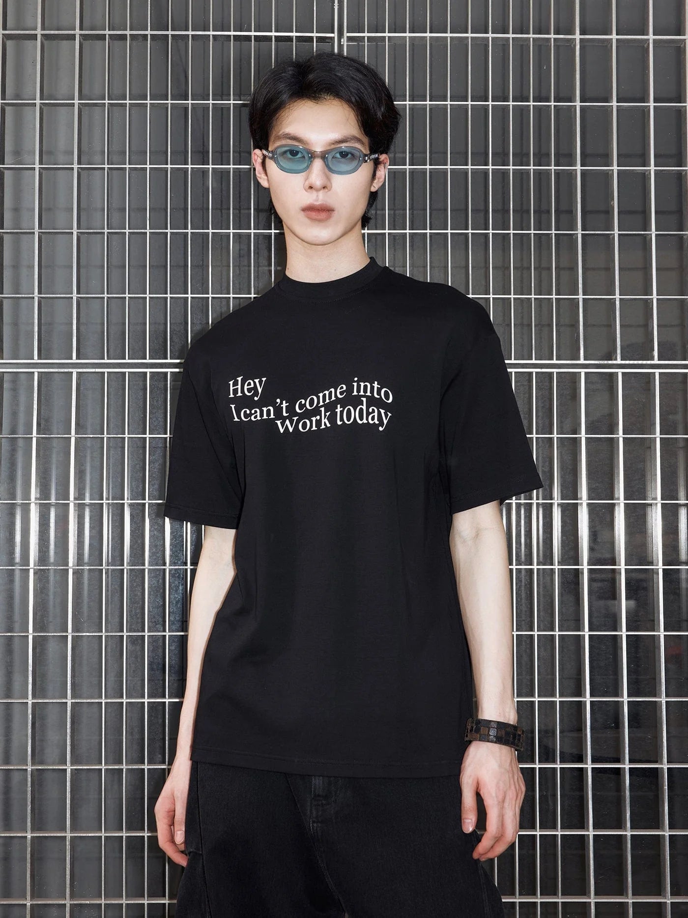 49PERCENT Essential Slogan T-Shirt