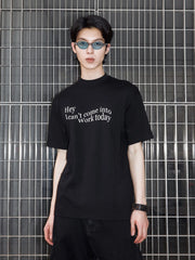 49PERCENT Essential Slogan T-Shirt