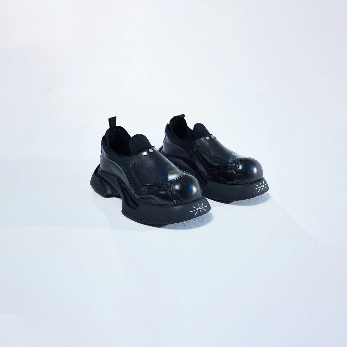WHISTLEHUNTER x Oto3 Logo Derby Shoes